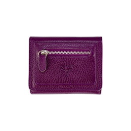 Zoozie Bags Moon - Damson Cartera de Mujer en Piel Auténtica